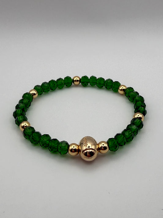 Game Day Crystal Stretch Bracelet