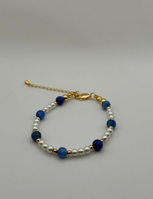 Gemstone & Pearl Bracelet